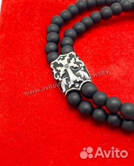 Православный браслет из золота с бриллиантом