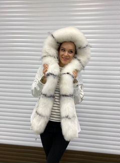 Парка с натуральным мехом