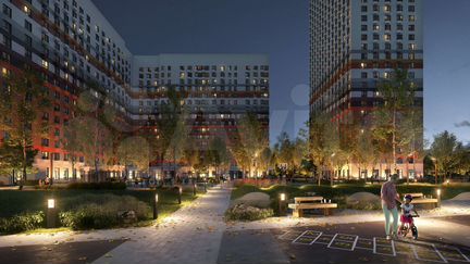 3-к квартира, 78.3 м², 21/33 эт.