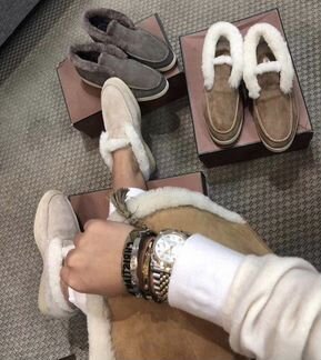 Лоферы LP натуральные