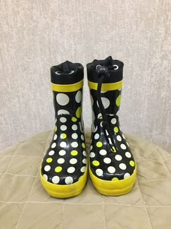 Резиновые сапоги 23,5 размер утеплённые