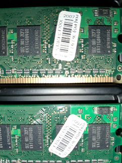 Оперативная память Samsung 2*1 Gb