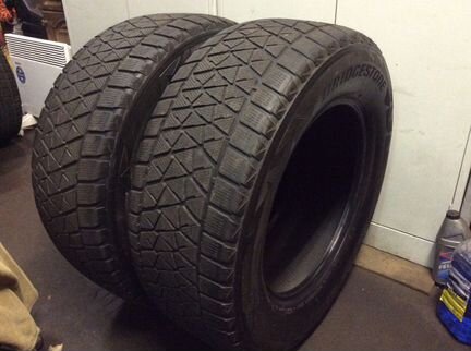 2 шины Bridgestone Blizzak DM-V2 285/60 R18 116R