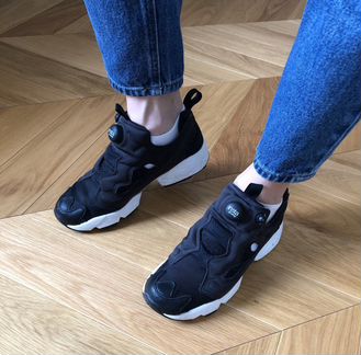 Reebok кроссовки instapump fury og чёрные