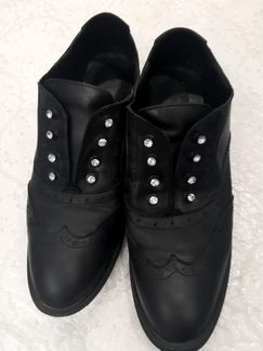 Ботинки кожаные Италия