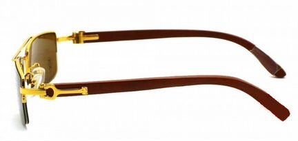 Очки Cartier Bl-wood / c-з очки мед оправы Luxor