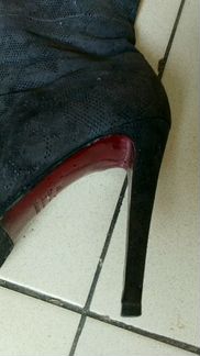 Сапоги на шпильке