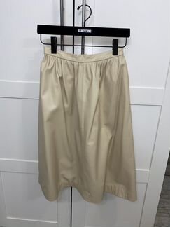 Юбка из натуральной кожи